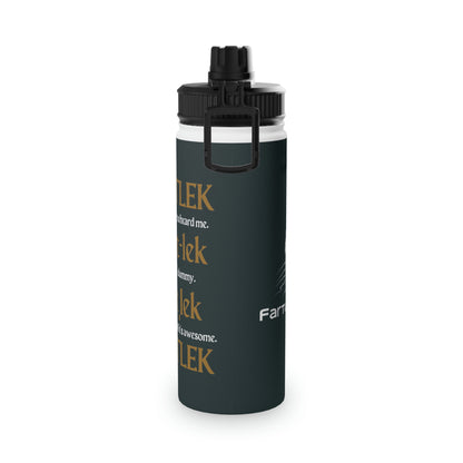 Say-It-Again Stainless Steel Water Bottle