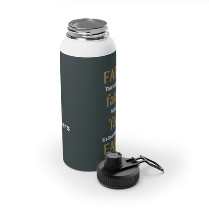 Say-It-Again Stainless Steel Water Bottle