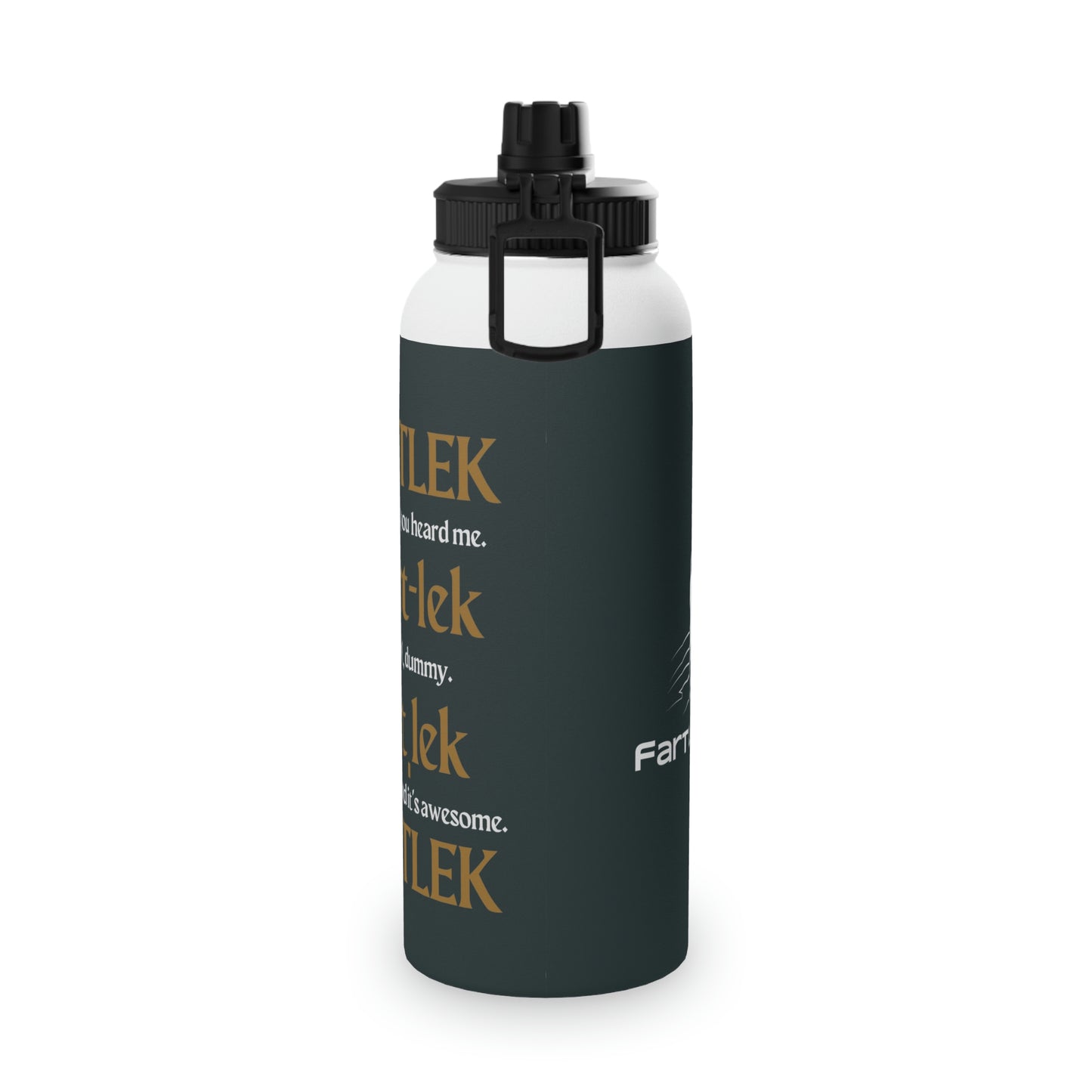 Say-It-Again Stainless Steel Water Bottle