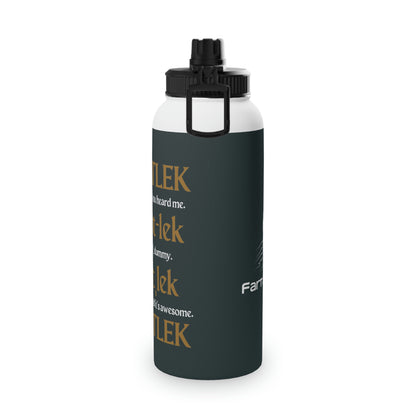 Say-It-Again Stainless Steel Water Bottle