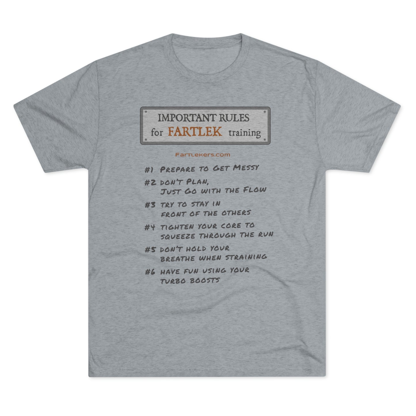 Fartlek Rules T-shirt