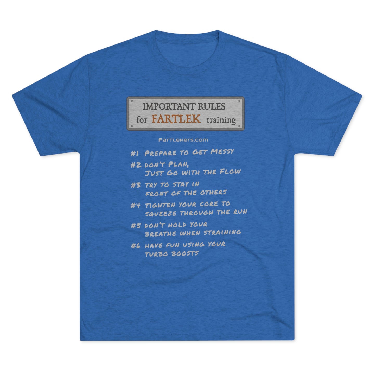 Fartlek Rules T-shirt