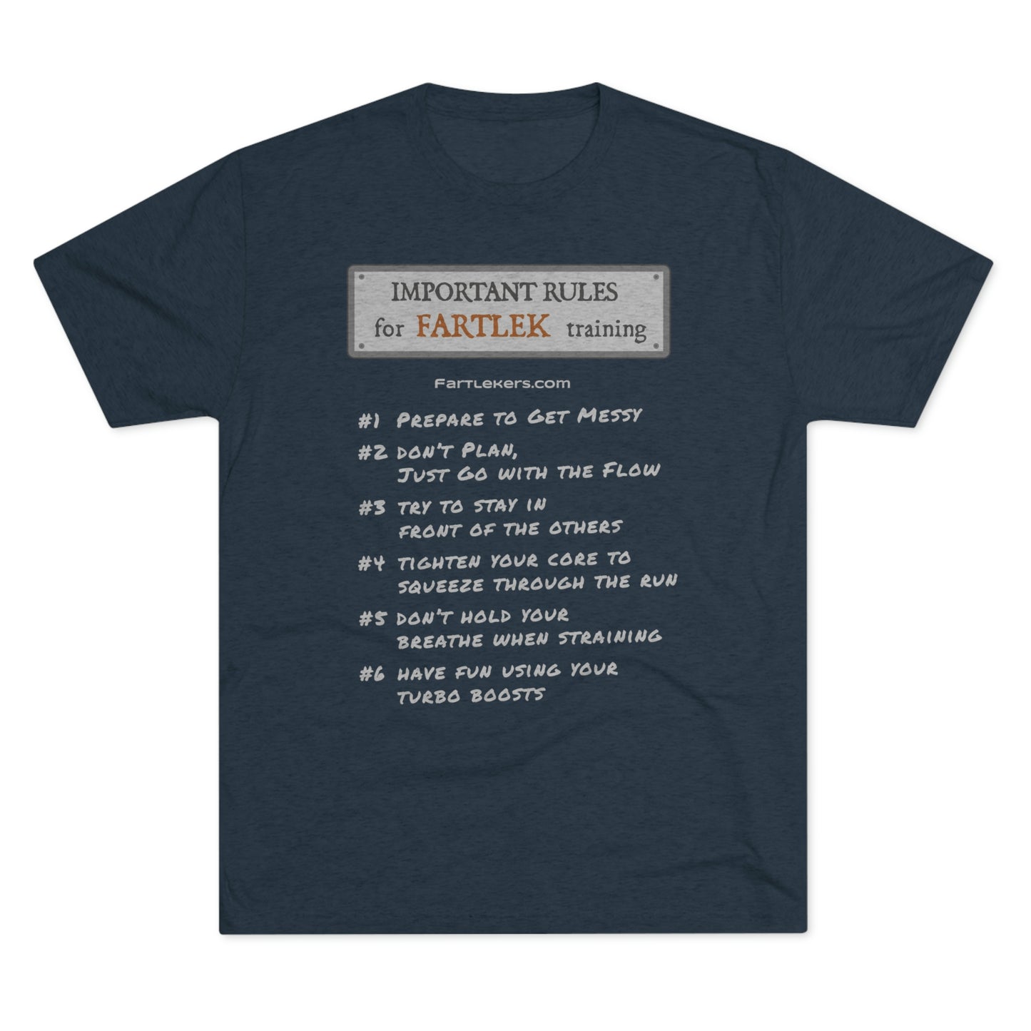 Fartlek Rules T-shirt