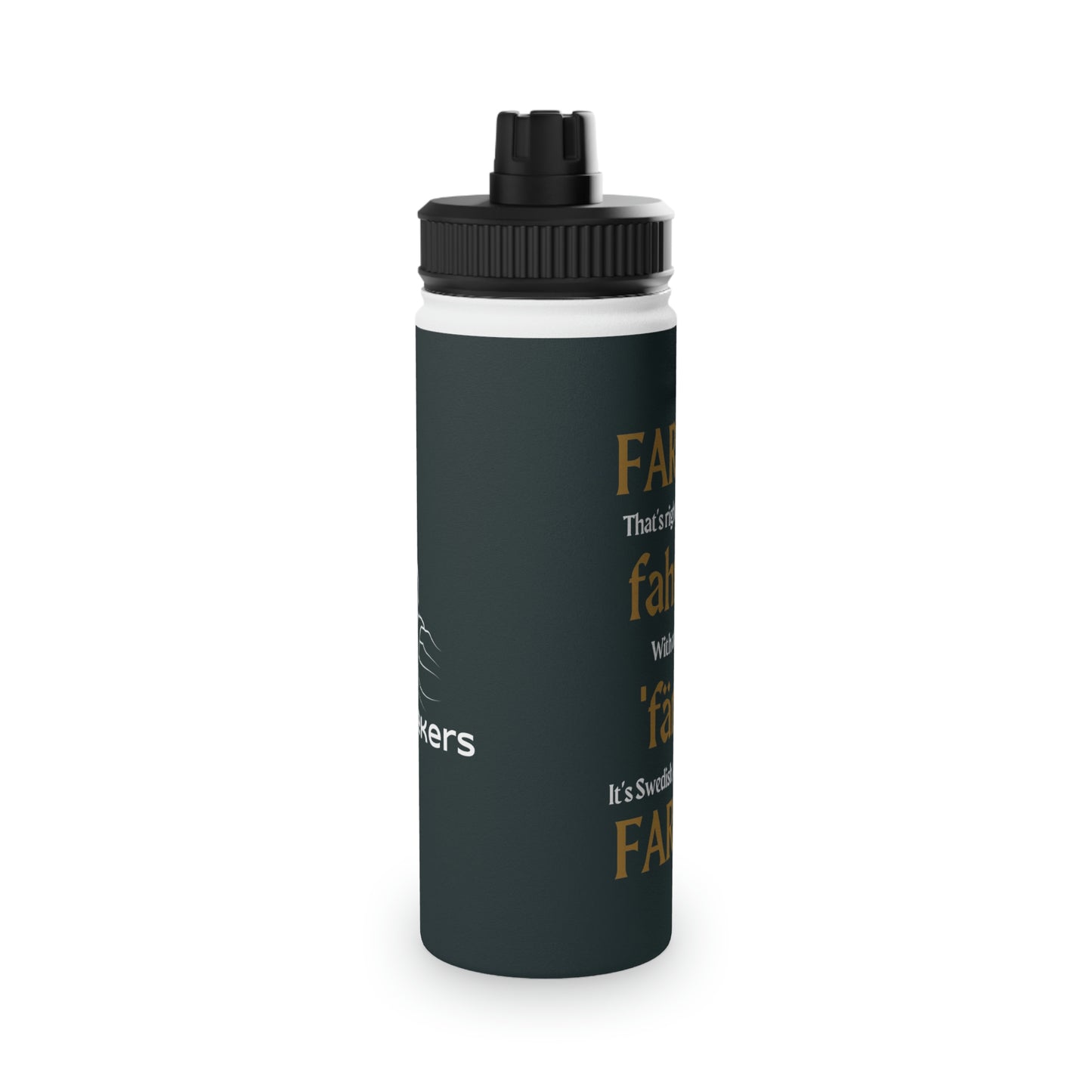 Say-It-Again Stainless Steel Water Bottle